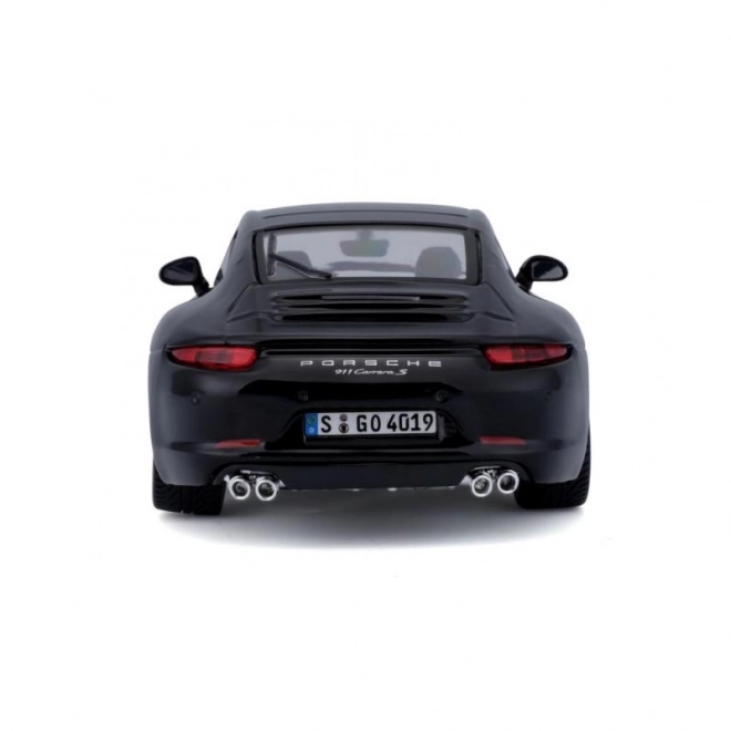 Modèle de voiture Porsche 911 Carrera S noir