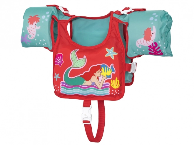 Gilet de natation pour enfants avec manches Petite sirène