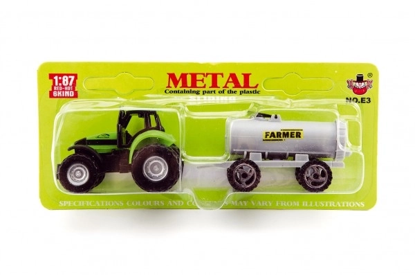 Tracteur avec remorque 16 cm