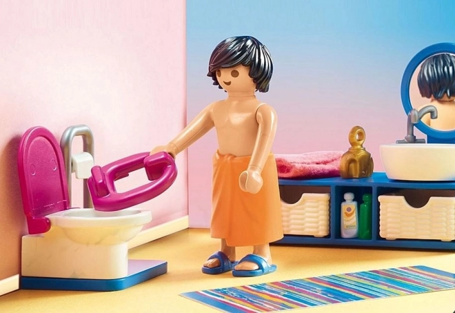 Salle de bain avec baignoire Playmobil Dollhouse