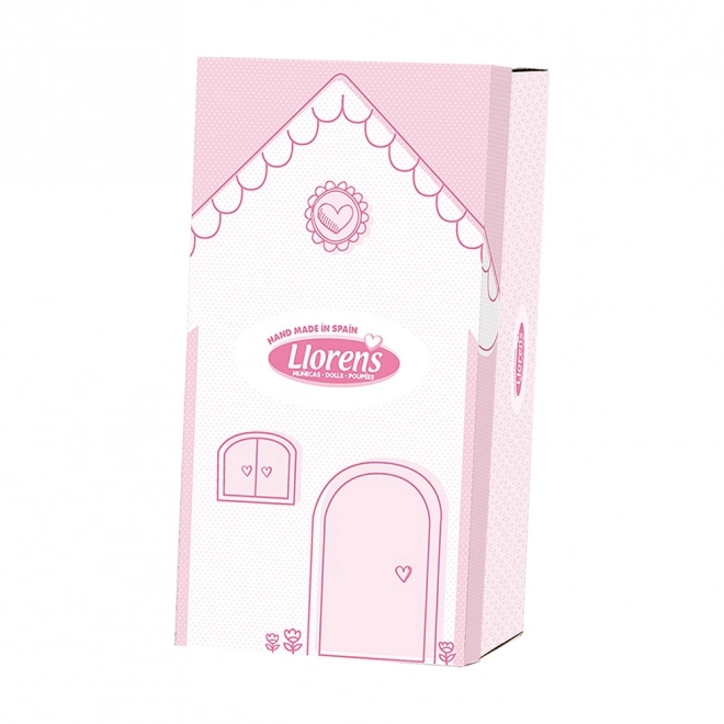 Llorens 53541 ELENA - poupée réaliste avec corps en tissu doux - 35 cm