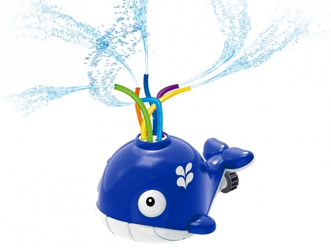 Pulvérisateur d'eau joyeux en forme de baleine