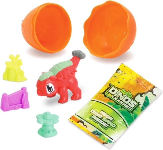 Surprise Dino avec figurine et sable néon