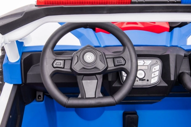Véhicule de police pour enfants sur batterie 4x4 Buggy XB-2118