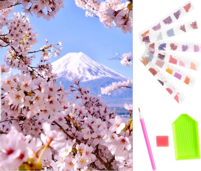 Kit de peinture sur diamant - sakura