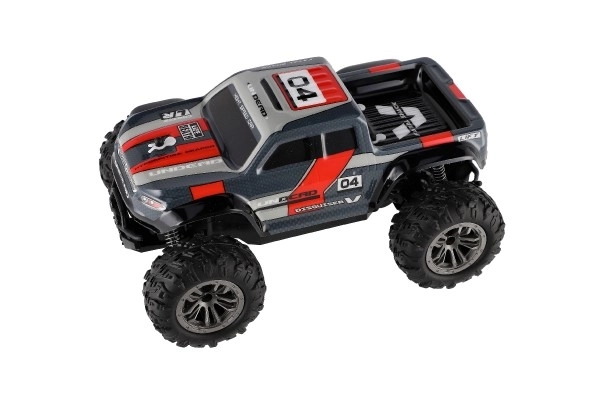 Auto RC Pick-Up Tout-Terrain gris-rouge