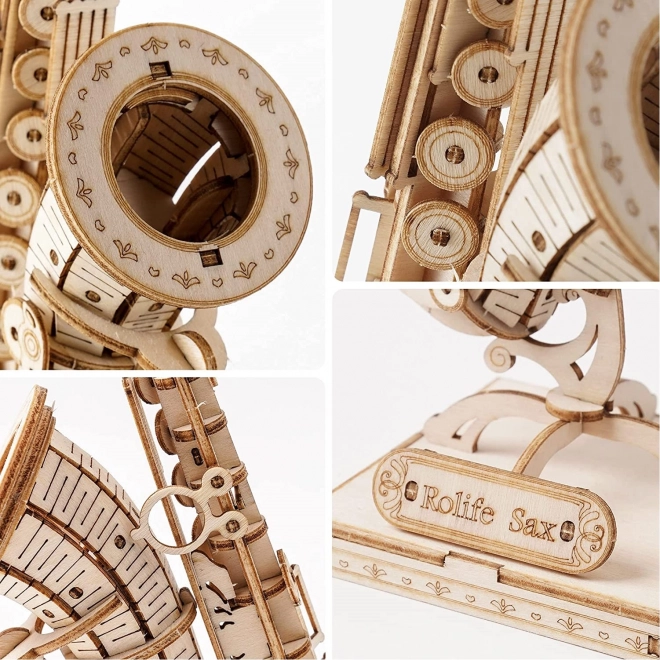 Saxophone - Kit de construction en bois 3D
