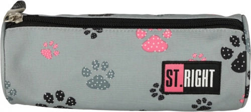 Trousse tube ST.RIGHT grise avec empreintes