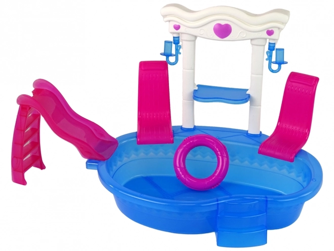 Accessoires pour poupées d’enfants Toboggan de piscine