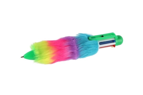 Stylo en peluche coloré avec pompons Teddies