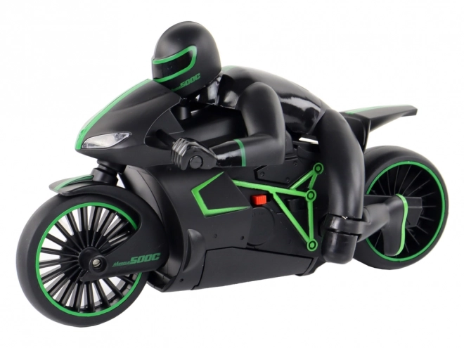 Moto RC avec une vitesse de 20 km/h, verte