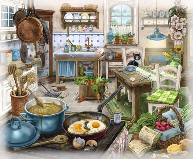 Ravensburger jeu d'évasion EXIT puzzle Manoir hanté : Dans le salon 99 pièces