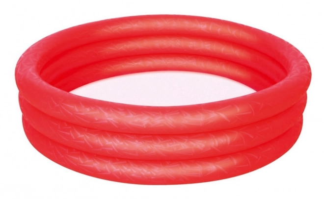 Piscine gonflable pour enfants rouge 102x25cm BESTWAY + patch de réparation