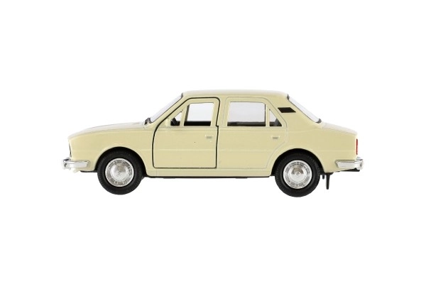 Auto Welly Škoda 105L métal/plastique 11cm 1:34-39 en roue libre 4 couleurs en boîte 15x7x7cm