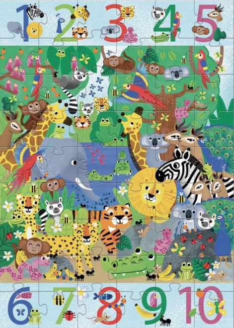Puzzle Jungle 54 pièces de Djeco
