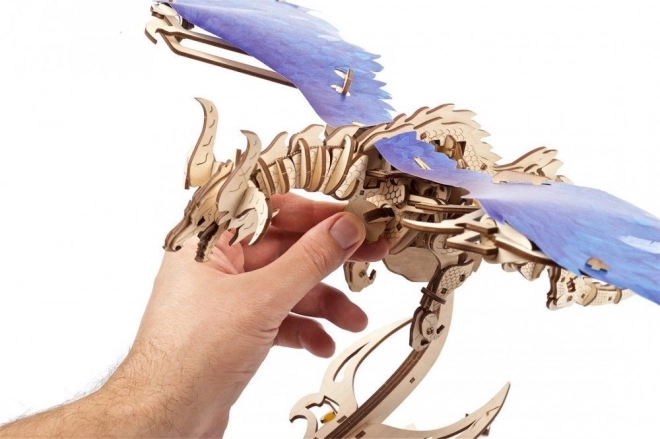 Puzzle 3D Vichřice Drak