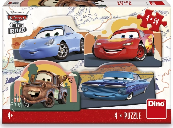 Puzzle Disney Pixar Cars 4x54 pièces