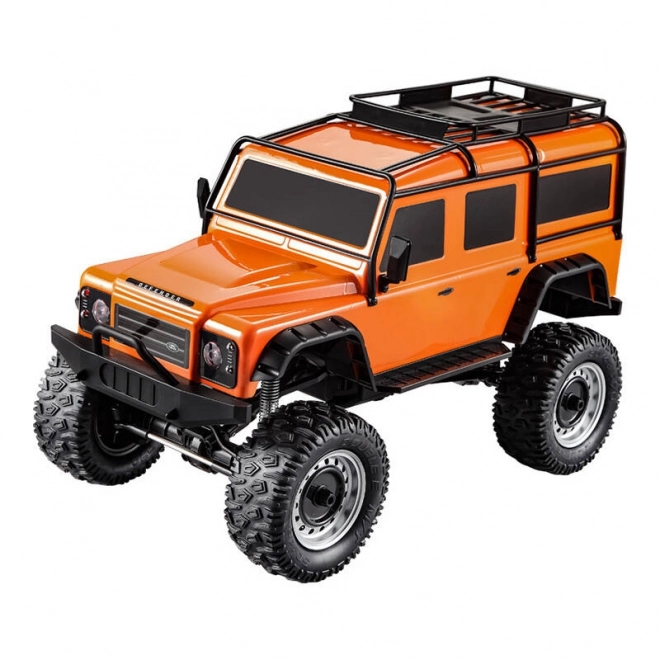 Voiture télécommandée Land Rover Defender à l'échelle 1:8, orange