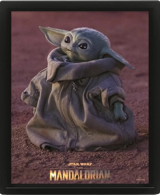 Tableau 3D MANDALORIAN – Grogu