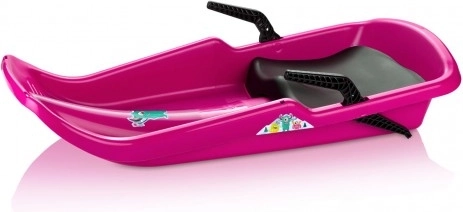 Bobs en plastique Cyclone Monster avec siège et freins – Rose