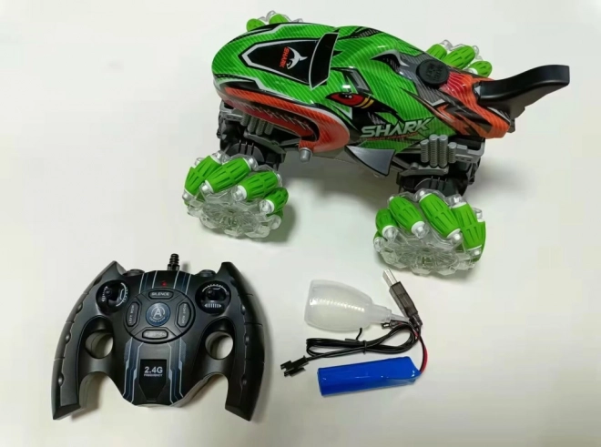RC voiture requin vert