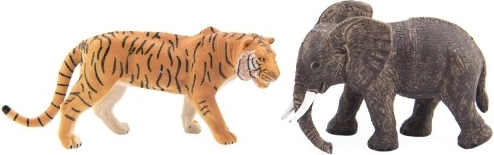 Tigre et éléphant – espèces emblématiques du safari