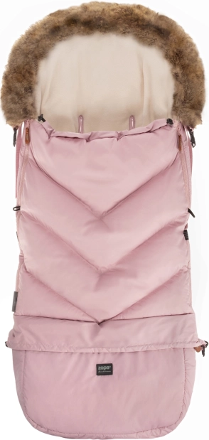 Chancelière d’hiver Fluffy Combi, Vieux rose
