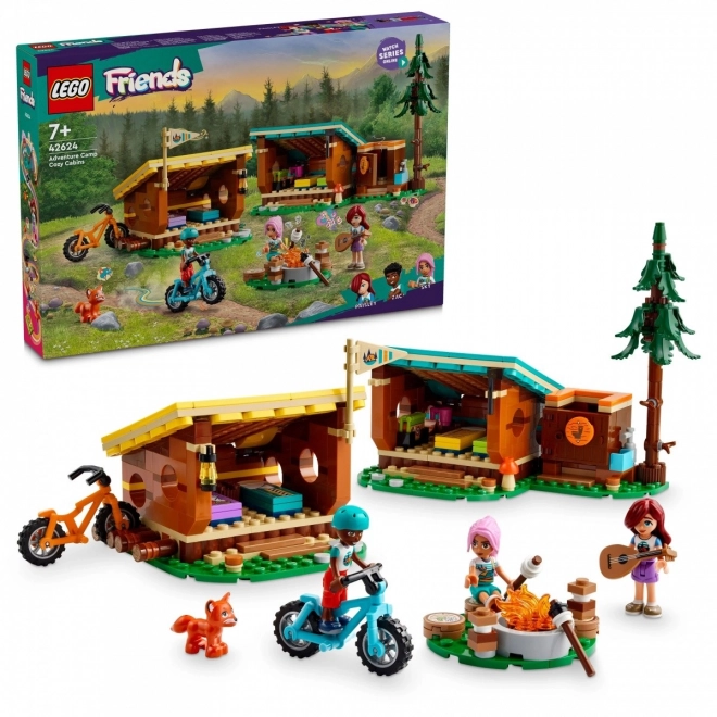 LEGO Friends 42624 Charmantes cabanes au camp d'aventure
