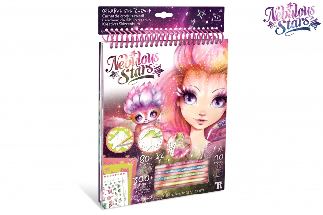 Carnet de croquis créatif Nebulous Stars Petulia