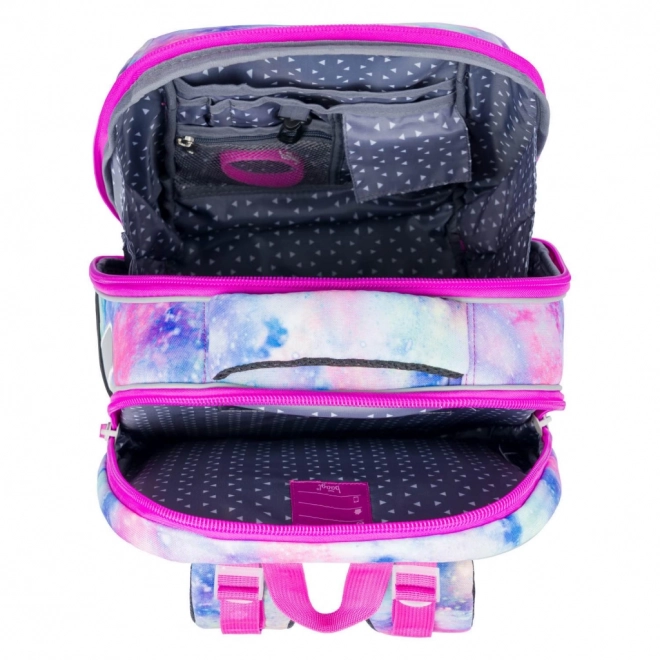 ENSEMBLE BAAGL 5 Shelly Licorne : cartable, trousse, sac, chemise, boîte