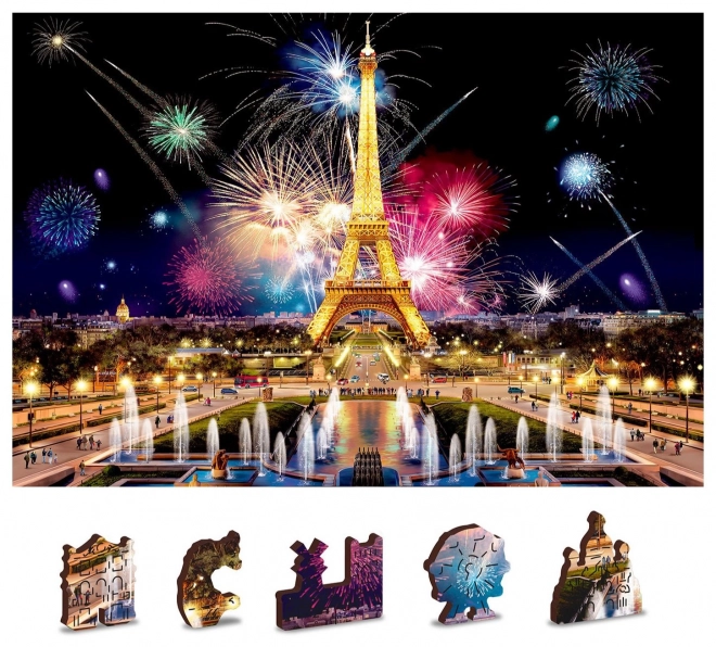 Puzzle en bois Paris Nocturne