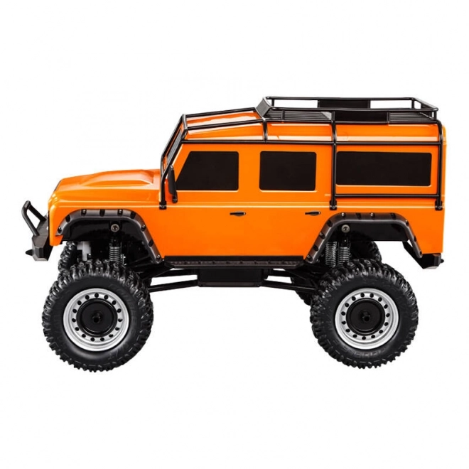 Voiture télécommandée Land Rover Defender à l'échelle 1:8, orange