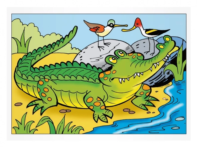 Coloriages MFP Visite au zoo