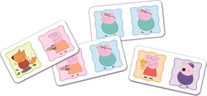 Dominos en papier Petit Cochon Peppa