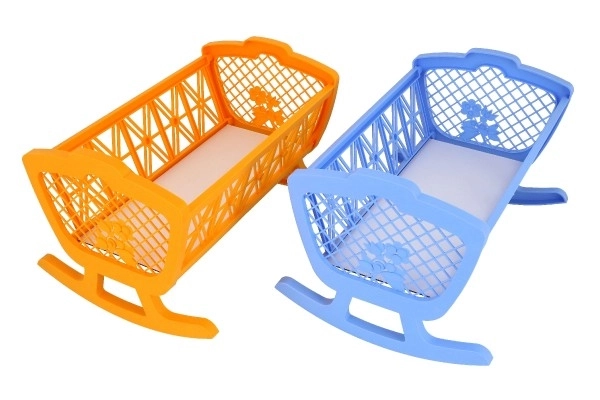 Berceau pour poupées sans ensemble en plastique 47x35x30cm dans une boîte 48x32x8cm