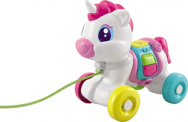 CLEMENTONI BABY Licorne interactive à tirer