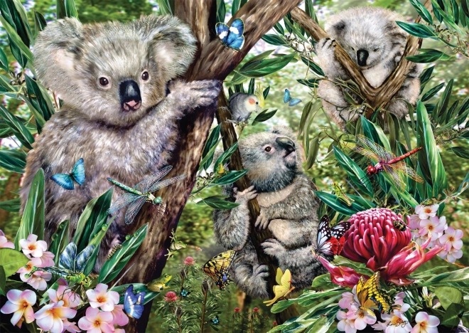 Puzzle Famille de Koalas 500 pièces