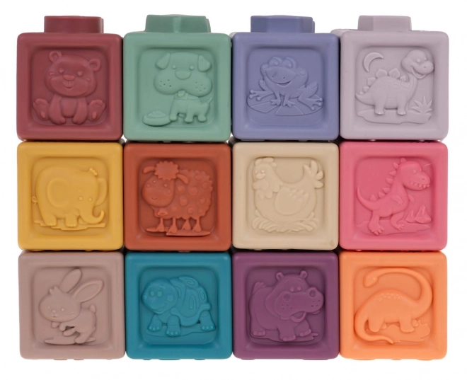 Ensemble de cubes sensoriels numérotés