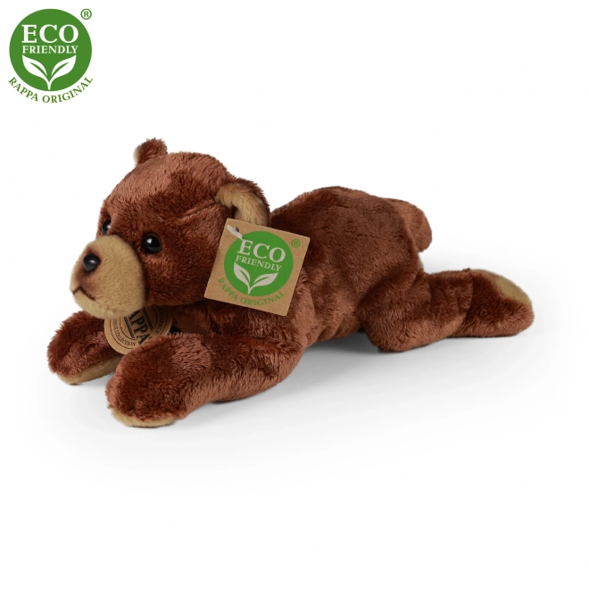 Ours en peluche RAPPA allongé 18 cm
