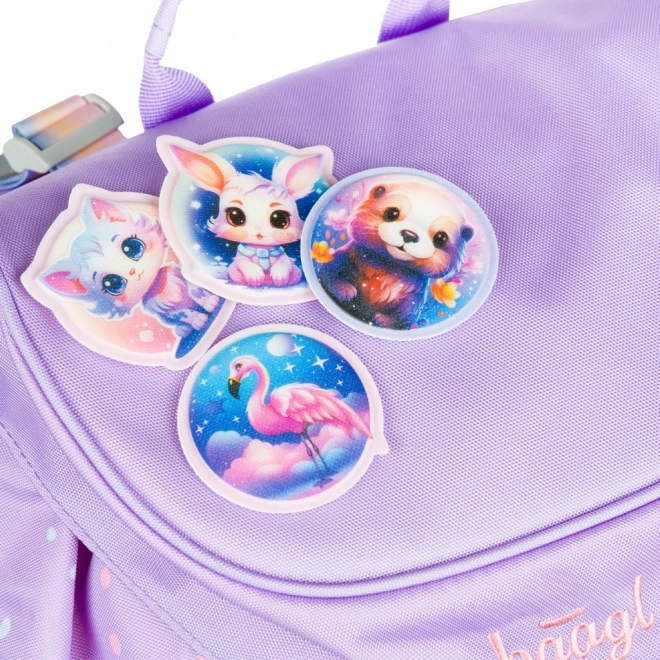 BAAGL 3 SET Airy Peluches: sac à dos, trousse, sac