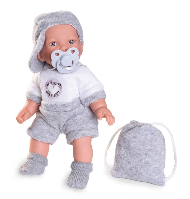 Poupée réaliste avec vêtements écologiques et sons