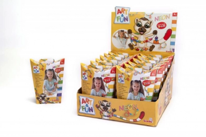 A&F Ensemble de perles néon 250 pcs