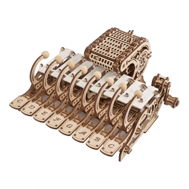 Ugears modèle mécanique en bois de l'instrument musical Celesta