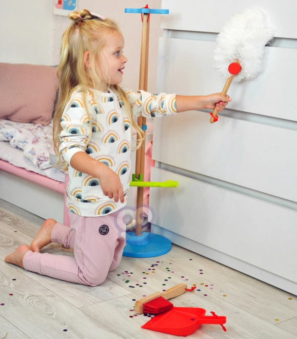 Ensemble de nettoyage en bois pour enfants Tooky Toy