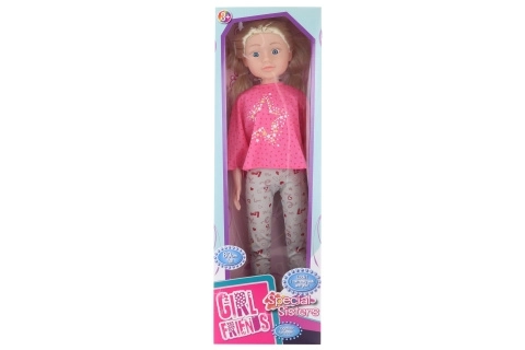 Poupée marcheuse blonde 80 cm
