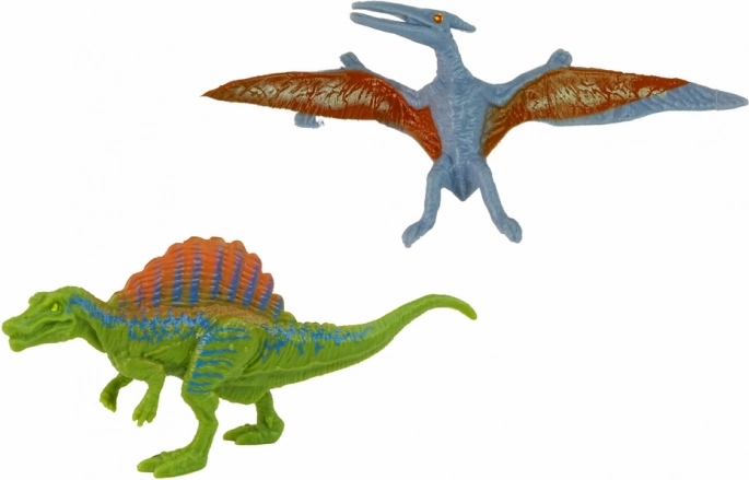 Deux modèles de dinosaures réalistes