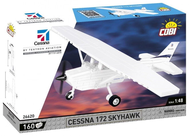 Cobi maquette Cessna 172 Skyhawk 160 briques blanc