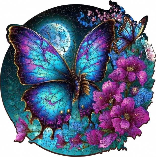 Motif papillon éclatant comme décoration design