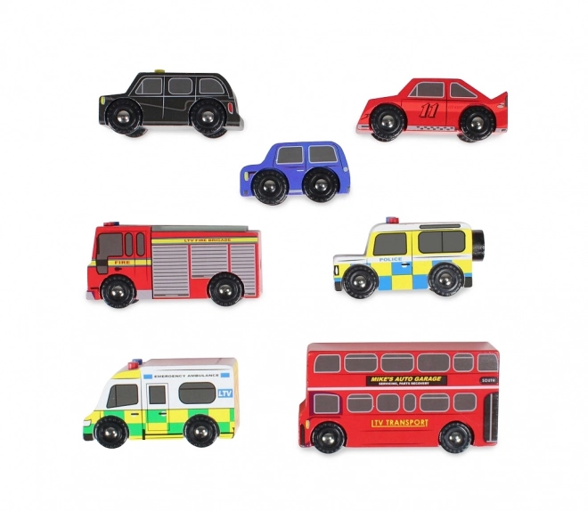 Le Toy Van Ensemble de petites voitures Londres