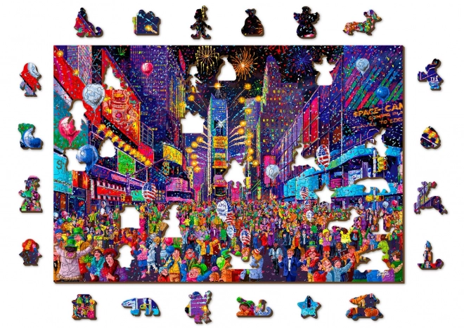 Puzzle en bois Wooden City Silvestre 2 en 1, 505 pièces EKO